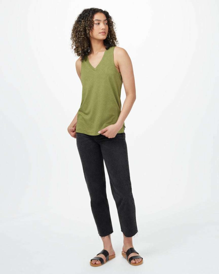 Women * Tentree Treeblend V-Neck Tank Women