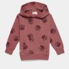 Kids * Tentree Kids Treefleece Bear Paw Hoodie Crushed Berry