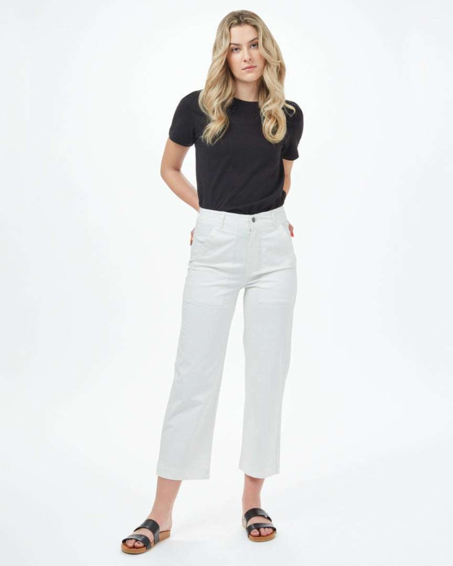 Women * Tentree Twill Cropped Wide Leg Pant