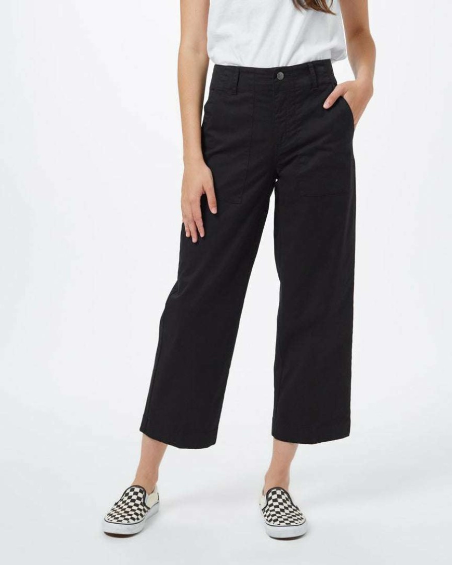 Women * Tentree Twill Cropped Wide Leg Pant