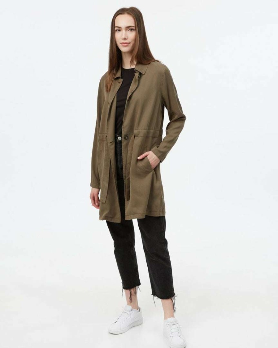 Women * Tentree Tencel Soft Trench Women