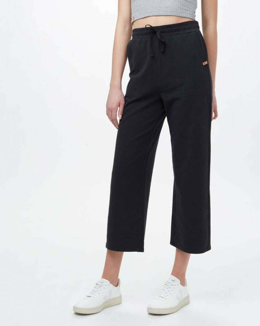 Women * Tentree French Terry Cropped Wide Leg Sweatpant Women