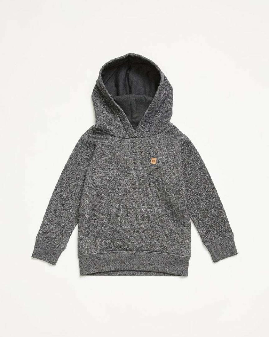 Kids * Tentree Kids Classic Hoodie Meteorite Black Marled