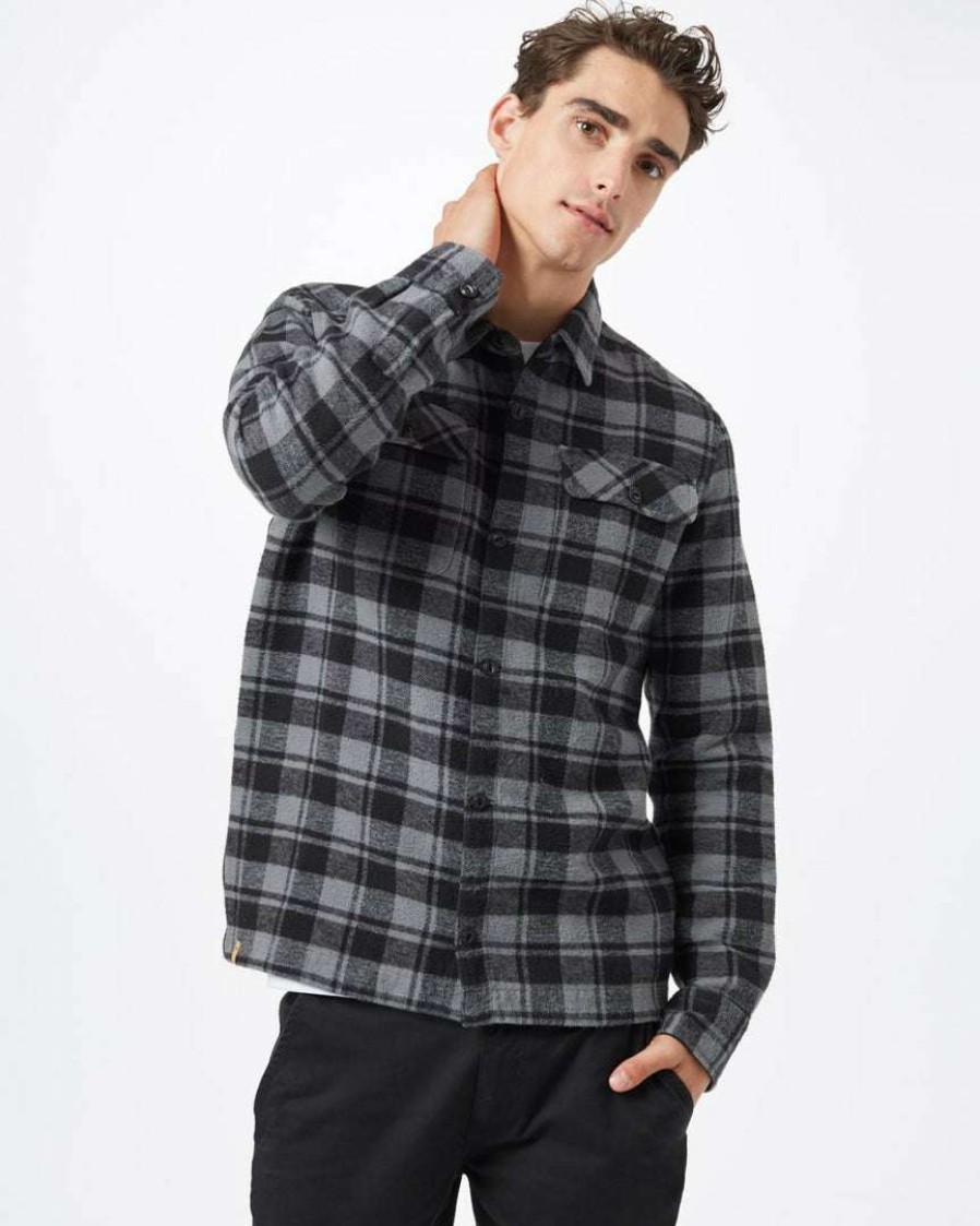 Men * Tentree Men Heavy Weight Flannel Shirt