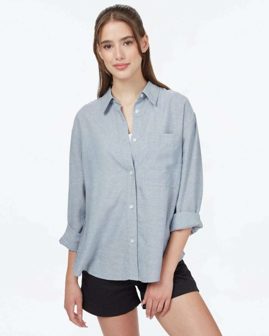 Women * Tentree Hemp Button Front Shirt