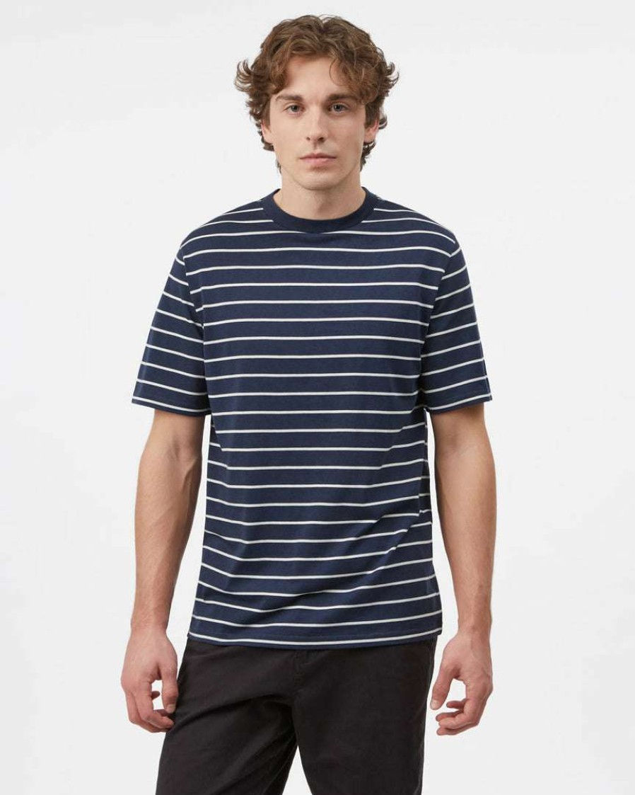 Men * Tentree Stripe Relaxed T-Shirt