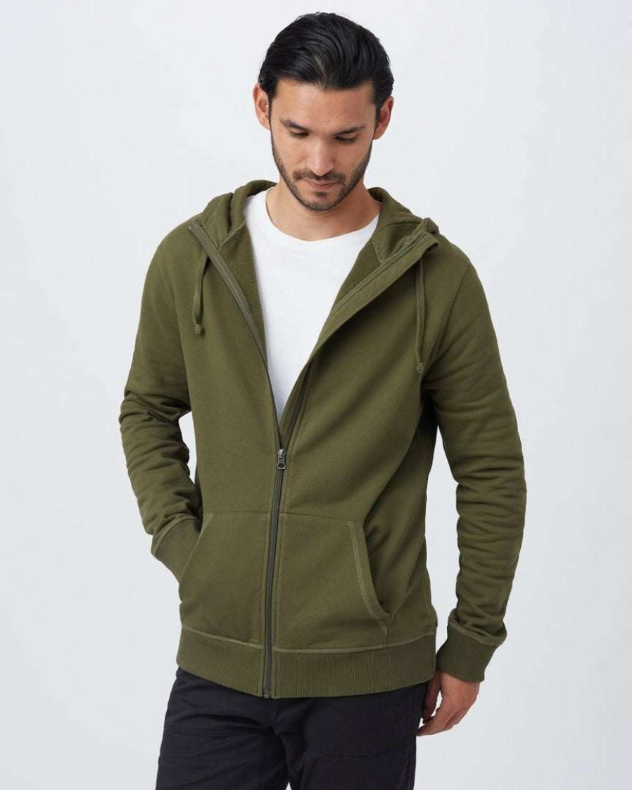 Men * Tentree Organic Cotton Zip Hoodie Men