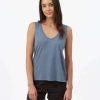 Women * Tentree Double V Hemp Tank