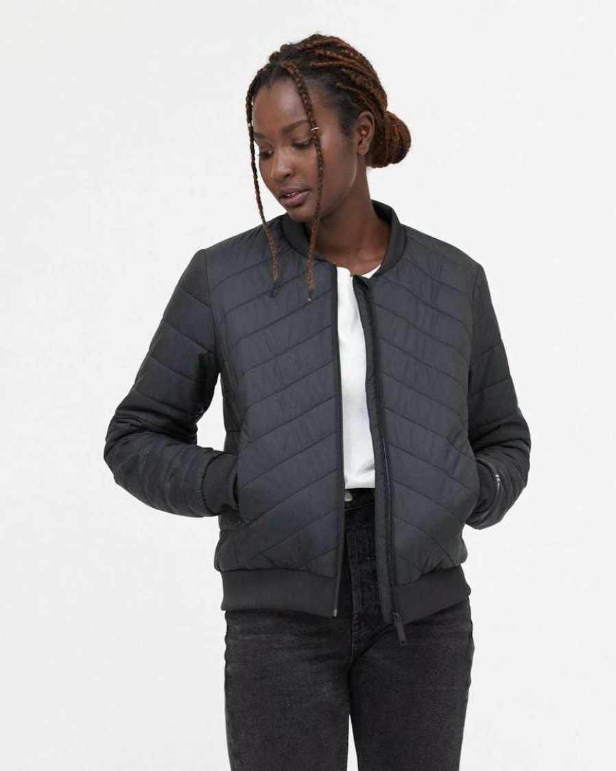 Women * Tentree Cloud Shell Bomber Jacket Jackets & Coats