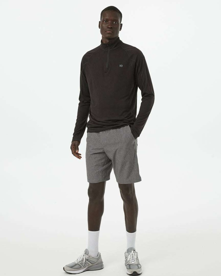 Men * Tentree Destination Agility Short Dark Grey Heather