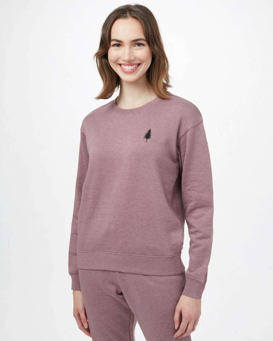 Women * Tentree Treefleece Golden Spruce Crew Women