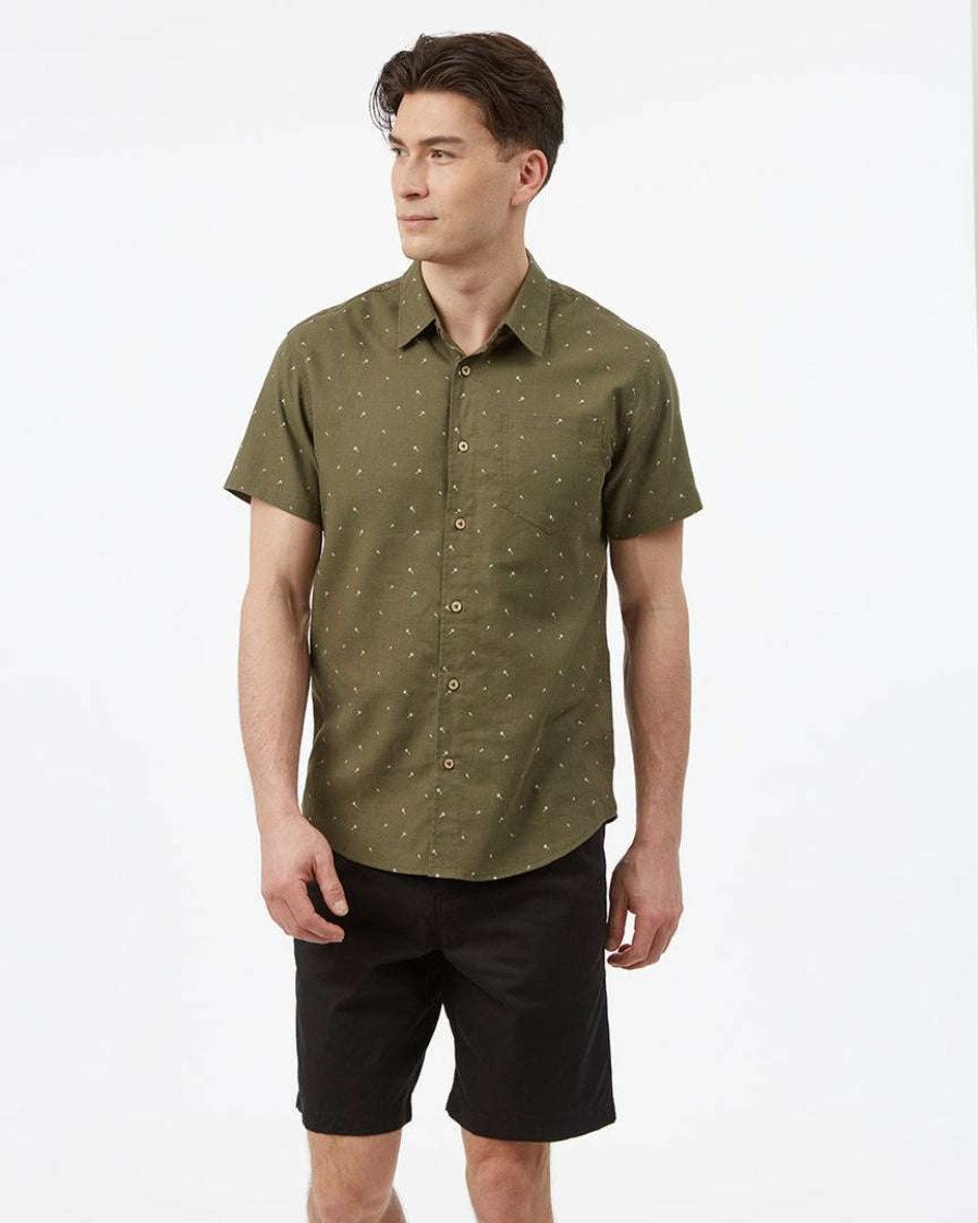 Men * Tentree Mushroom Mancos Shortsleeve Shirt