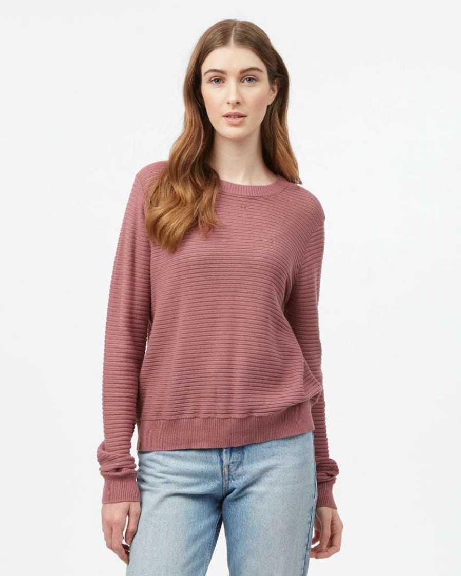 Women * Tentree Highline Cotton Rib Crew Sweater Women