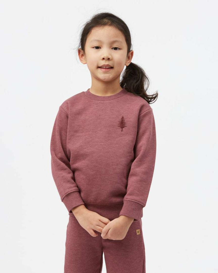 Kids * Tentree Kids Treefleece Golden Spruce Crew