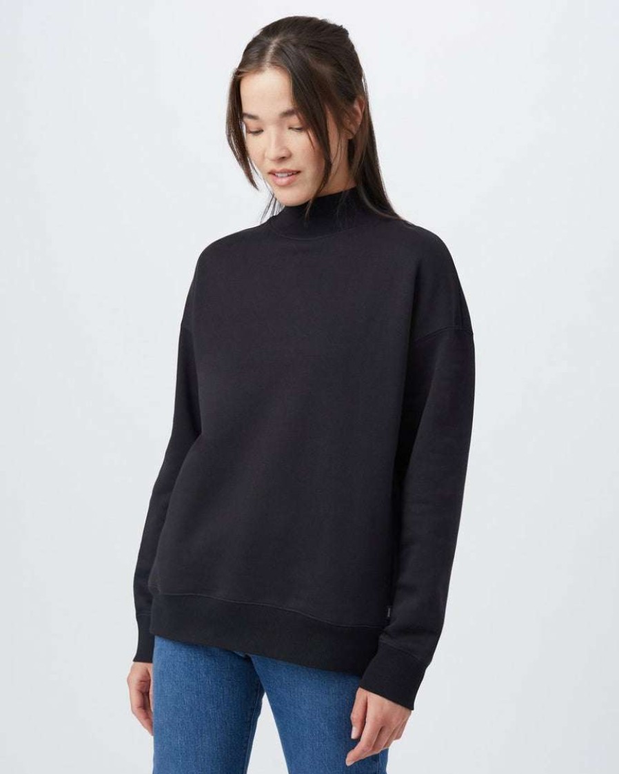 Women * Tentree Women Oversized Mockneck Fleece