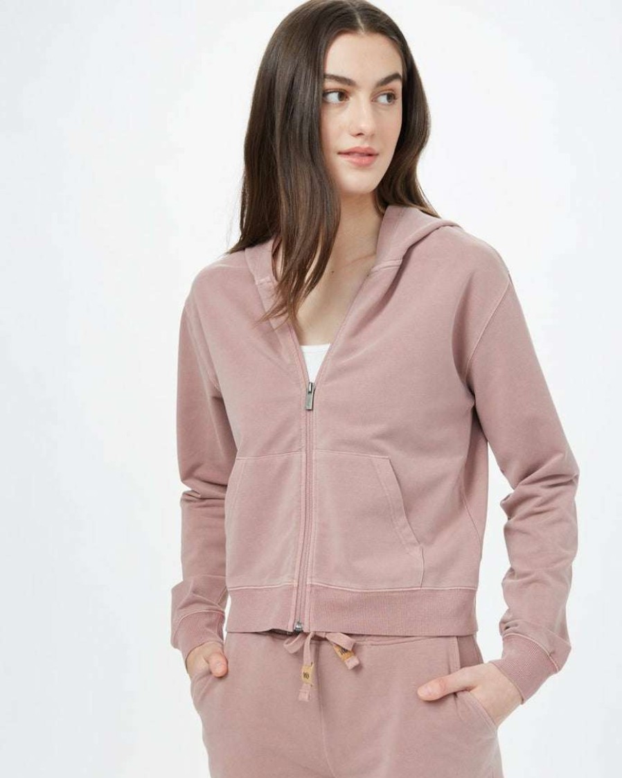 Women * Tentree French Terry Relaxed Zip Hoodie Women