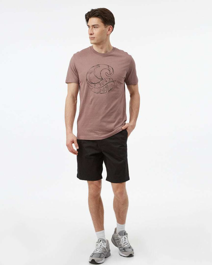 Men * Tentree Men Palm Wave T-Shirt