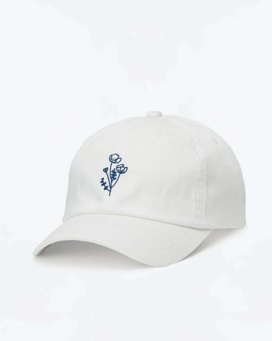 Accessories * Tentree Flower Embroidery Peak Hat