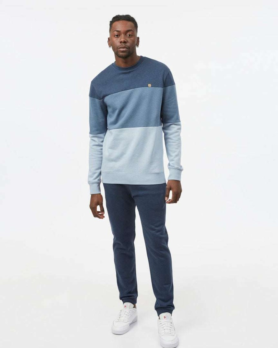 Men * Tentree Men Treefleece Blocked Classic Crew