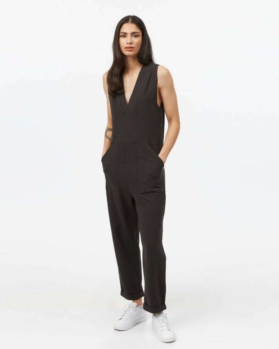 Women * Tentree French Terry V-Neck Jumpsuit