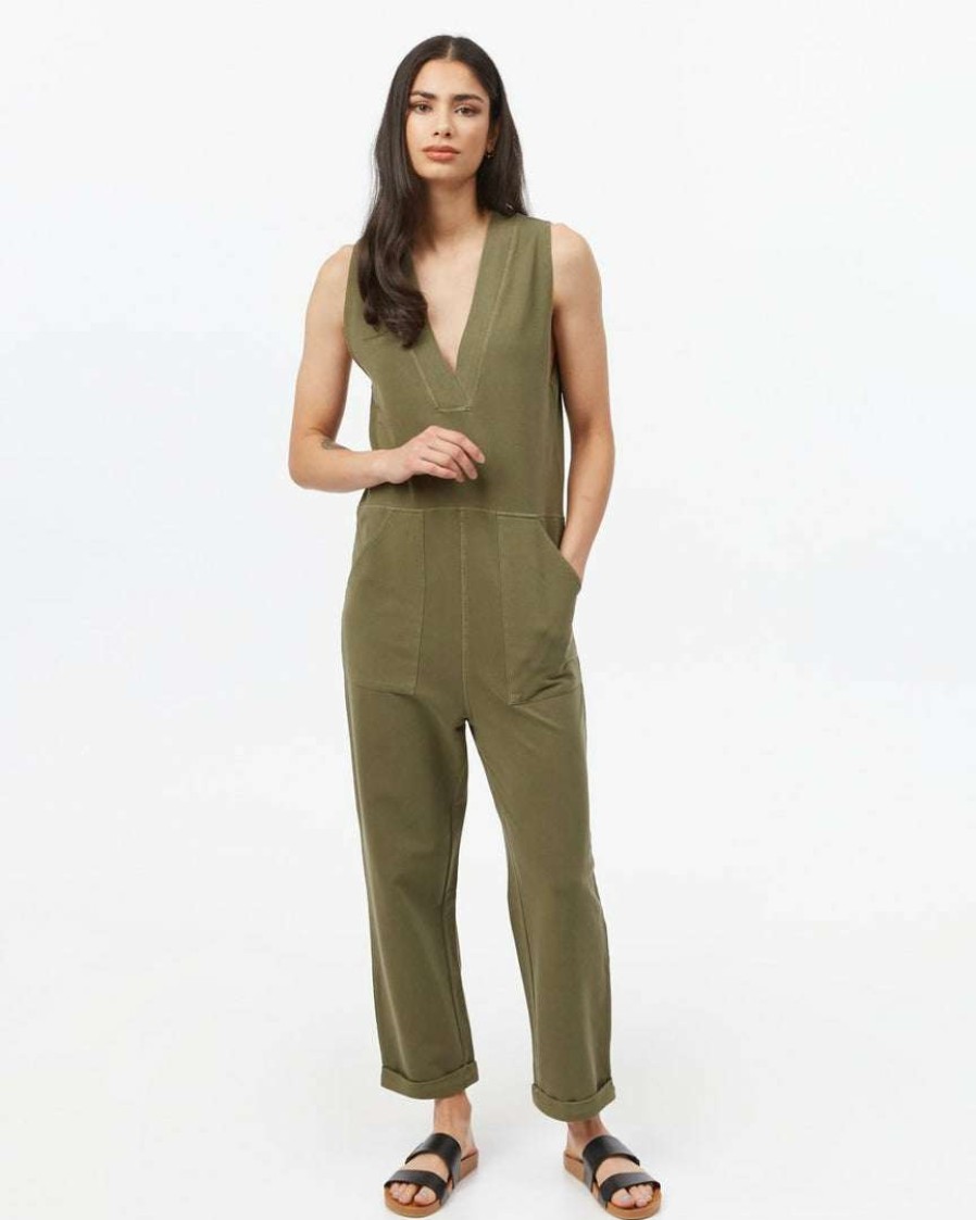 Women * Tentree French Terry V-Neck Jumpsuit