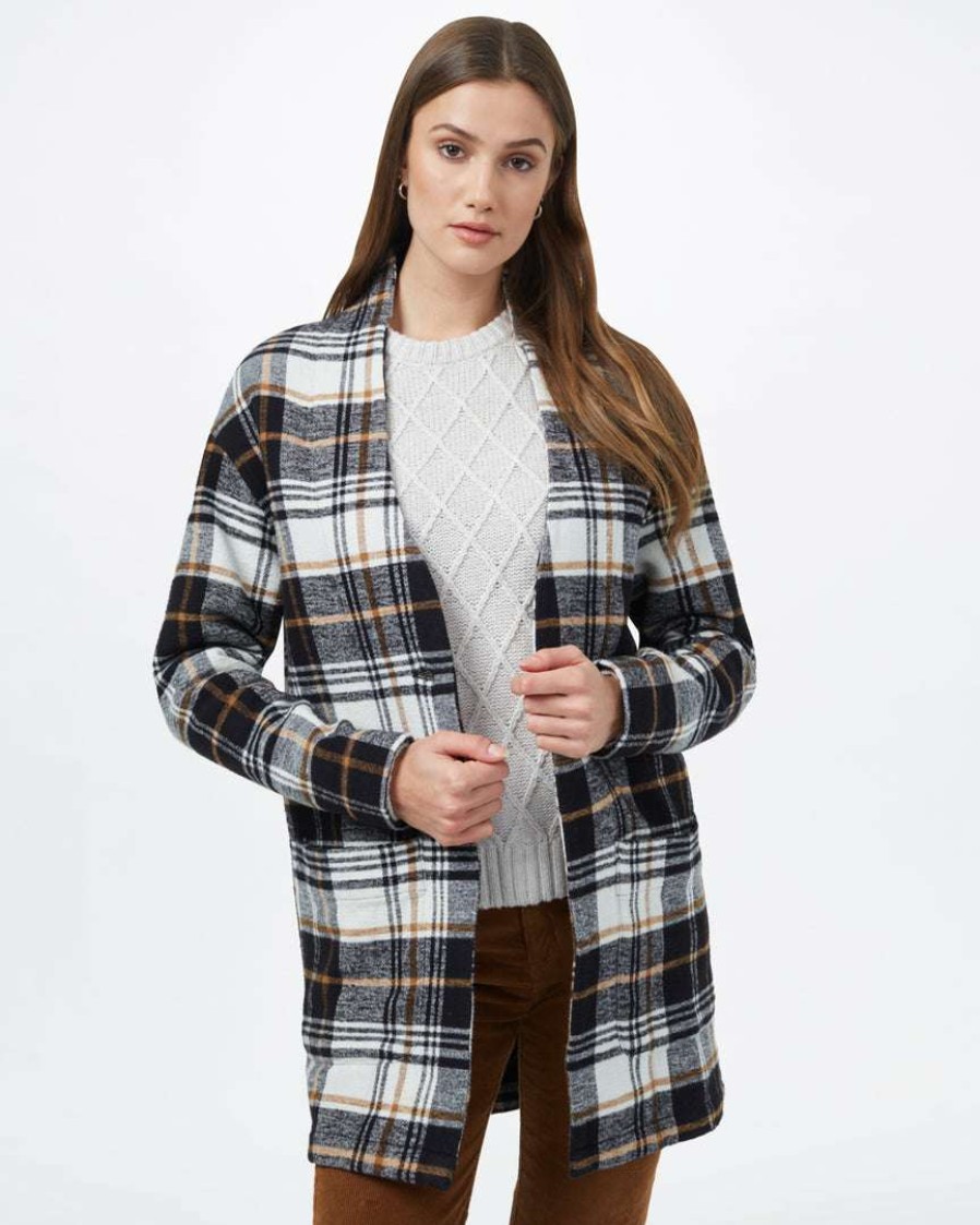 Women * Tentree Women Flannel Cocoon Cardigan