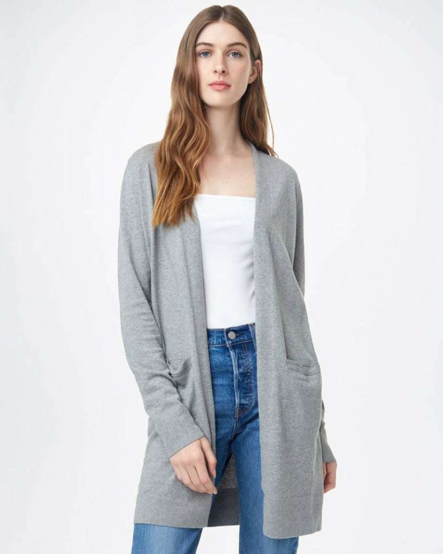 Women * Tentree Highline Cotton Sage Cardigan Sweaters & Cardigans