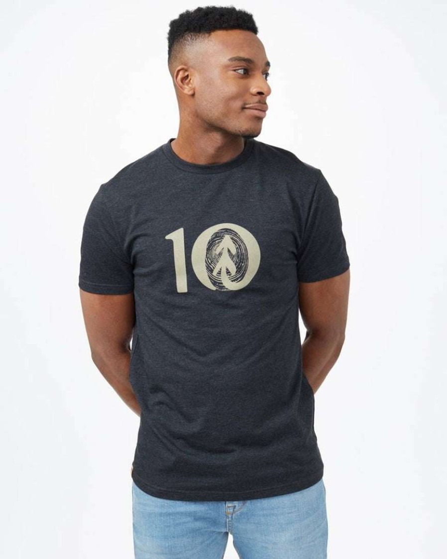 Men * Tentree Men Woodgrain Ten T-Shirt