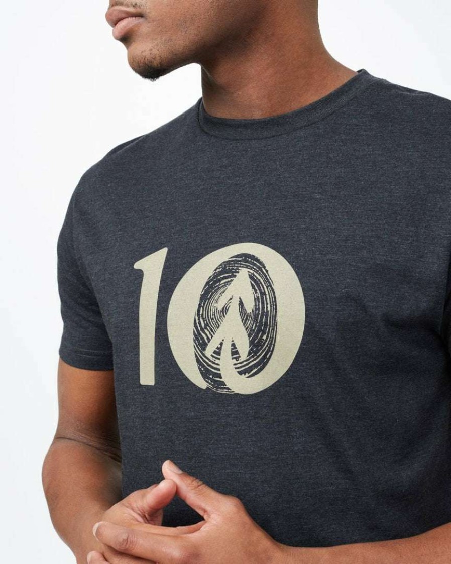 Men * Tentree Men Woodgrain Ten T-Shirt