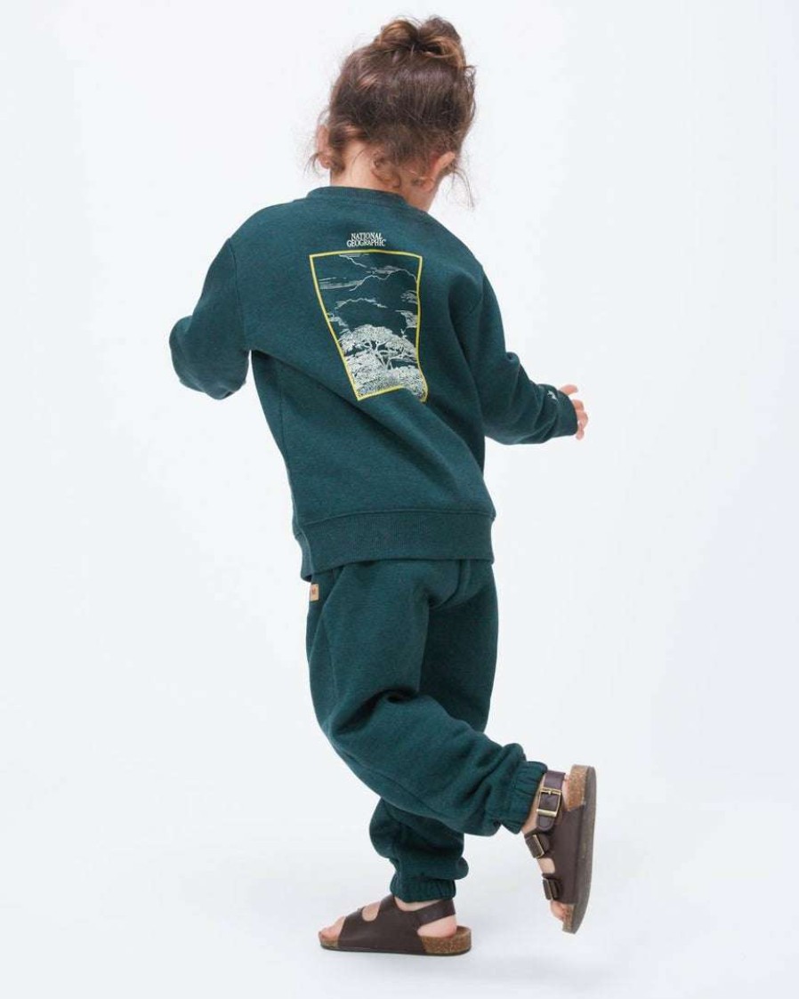 Women * Tentree Kids National Geographic Border Crew Dark Sea