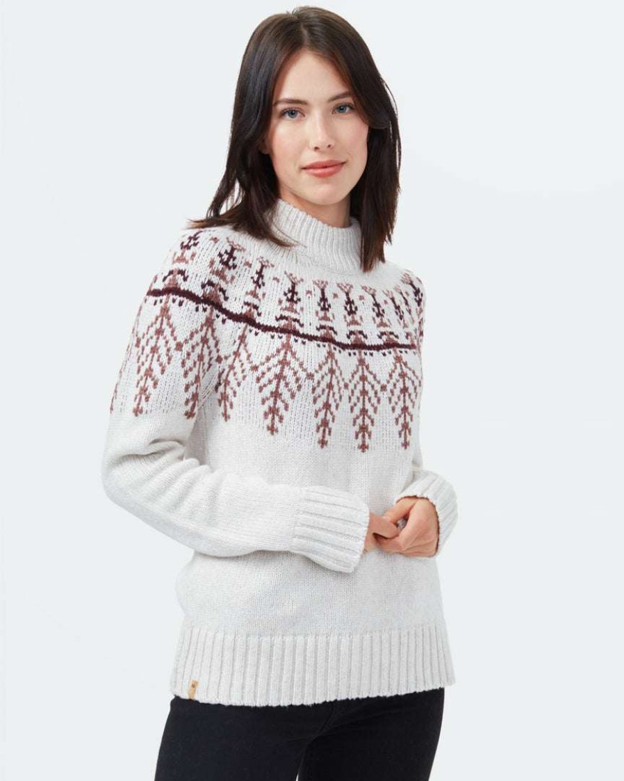 Women * Tentree Highline Wool Intarsia Sweater Women