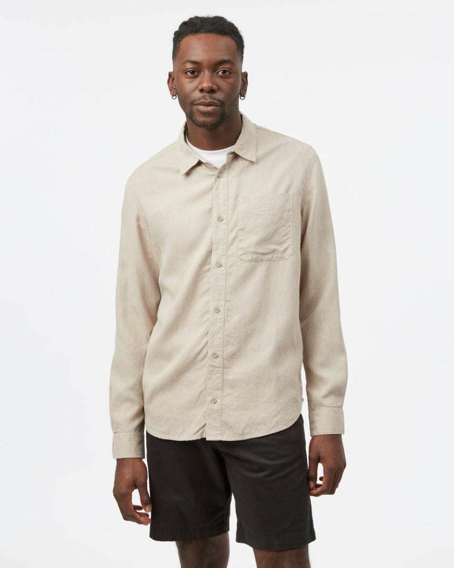 Men * Tentree Hemp Button Front Shirt