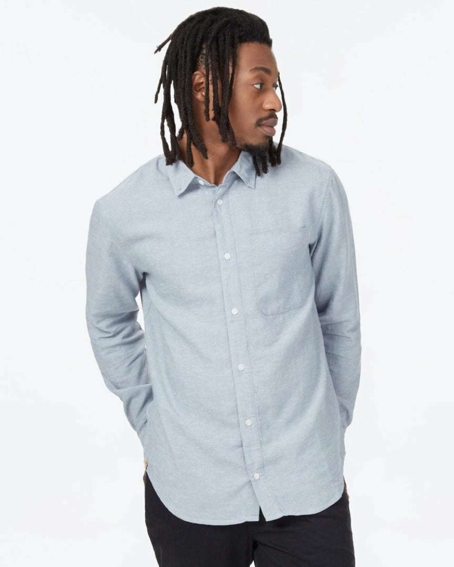 Men * Tentree Hemp Button Front Shirt