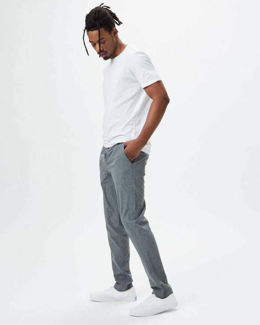 Men * Tentree Destination Stretch Pant Light Men Dark Grey Heather