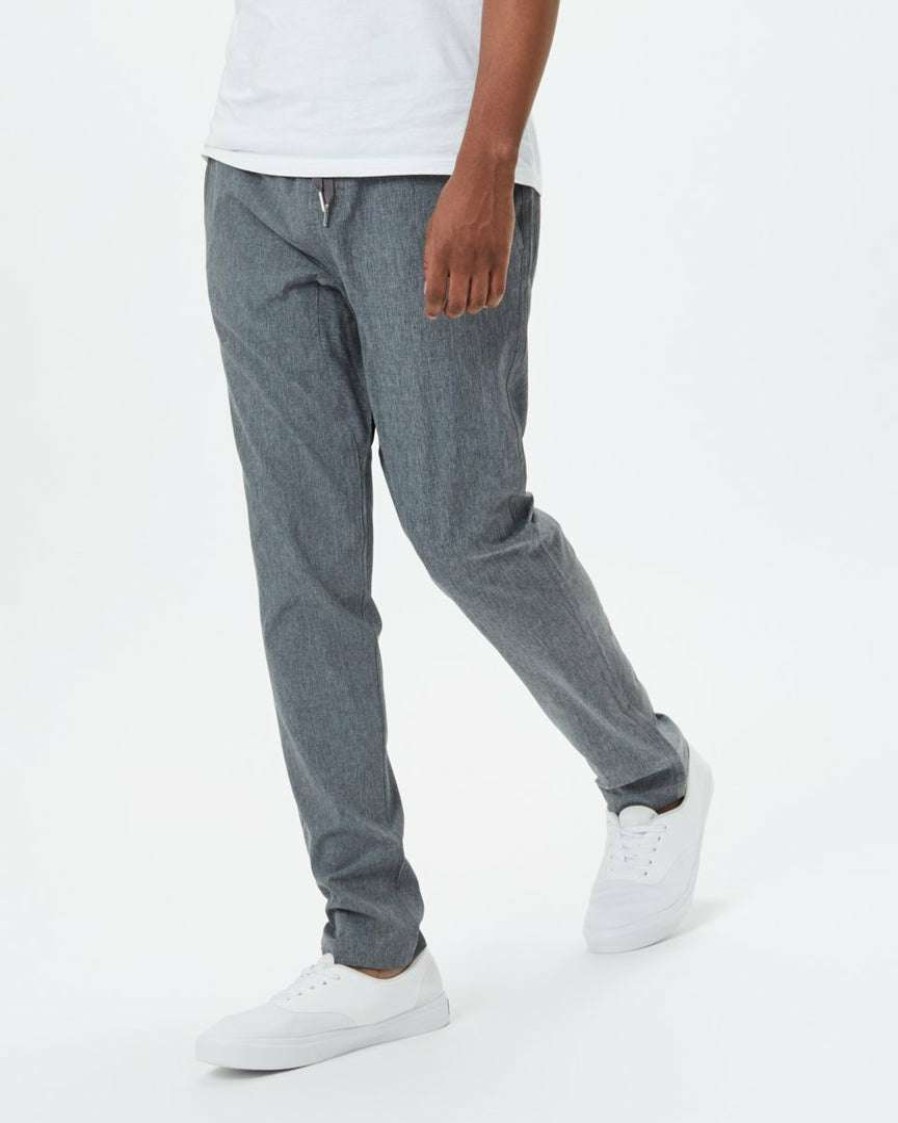 Men * Tentree Destination Stretch Pant Light Men Dark Grey Heather