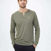 Men * Tentree Hemp Classic Henley Longsleeve Men