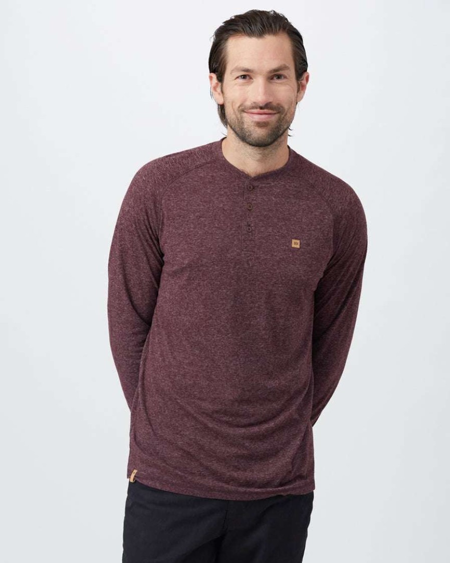 Men * Tentree Hemp Classic Henley Longsleeve Men