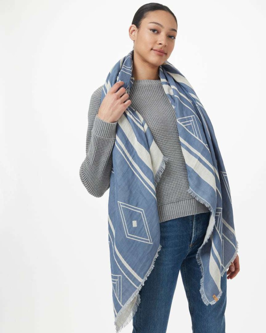 Accessories * Tentree Cotton Diamond Blanket Scarf Scarves