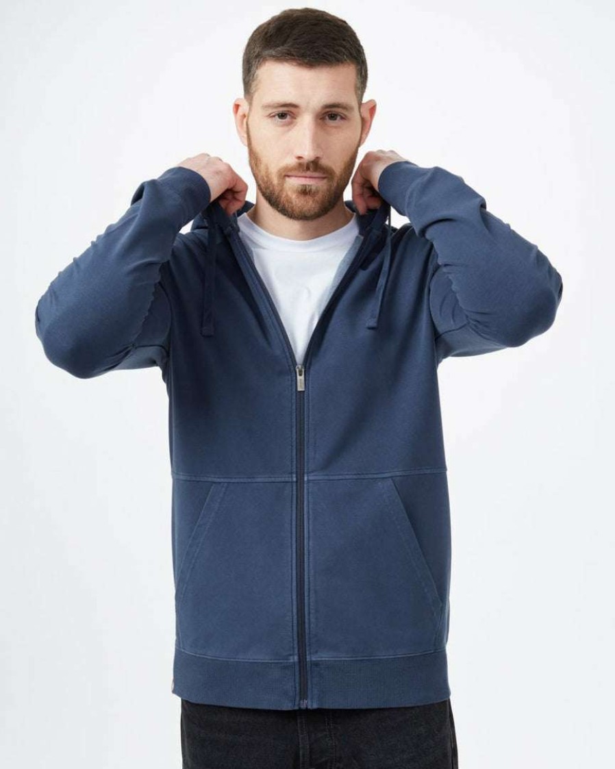 Men * Tentree French Terry Zip Hoodie Sustainable Loungewear