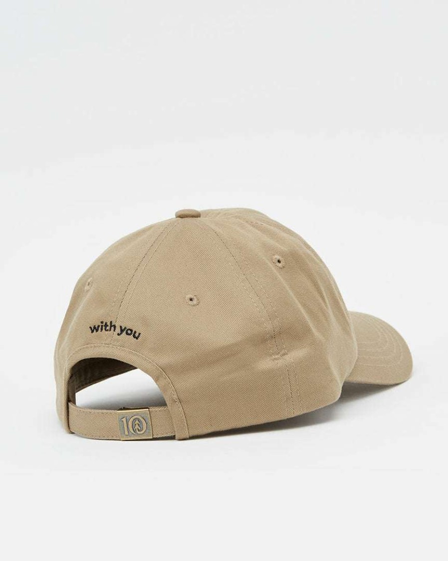 Accessories * Tentree With You Peak Hat Khaki