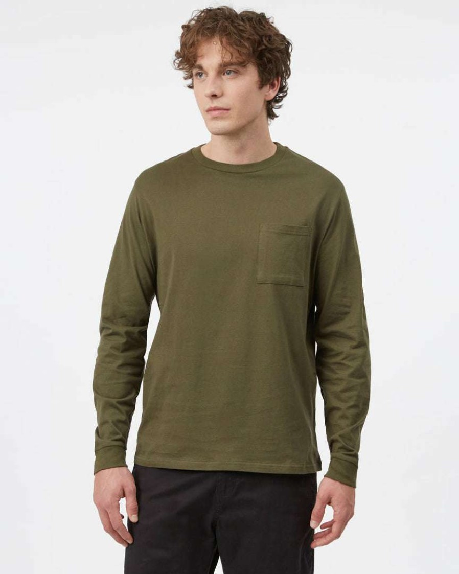 Men * Tentree Organic Cotton Pocket Longsleeve