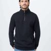 Men * Tentree Men 1/4 Zip Kanga Pocket Fleece