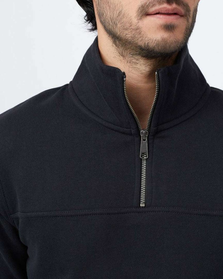 Men * Tentree Men 1/4 Zip Kanga Pocket Fleece