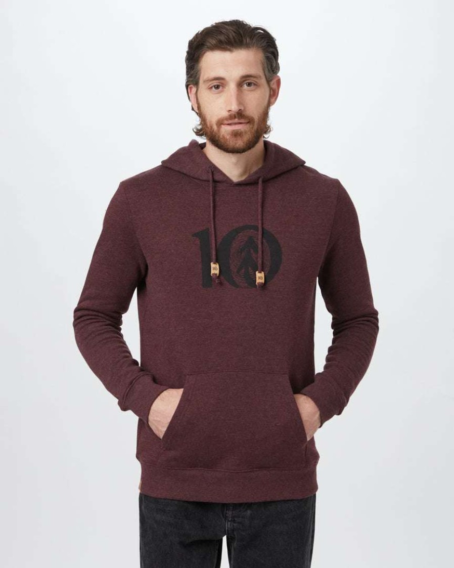 Men * Tentree Men Woodgrain Ten Hoodie