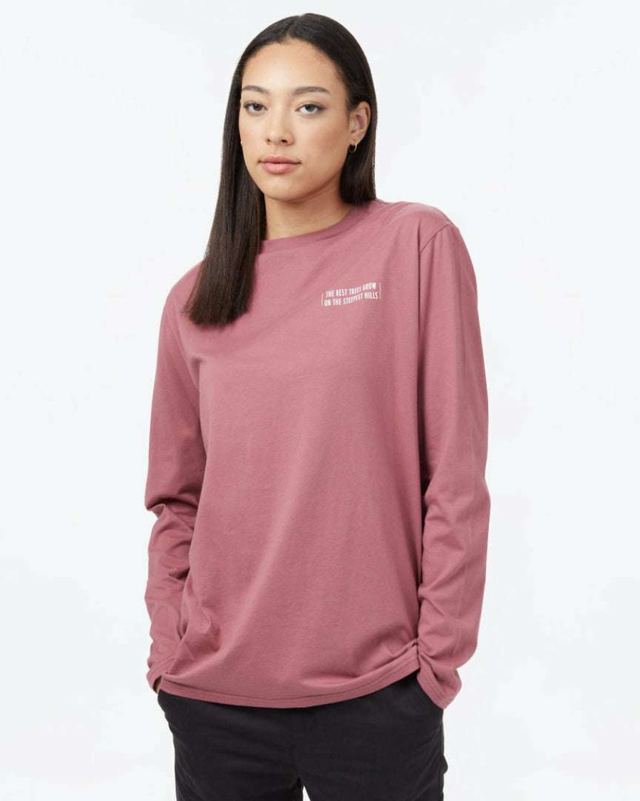 Women * Tentree Best Trees Longsleeve Ungendered Women Crushed Berry