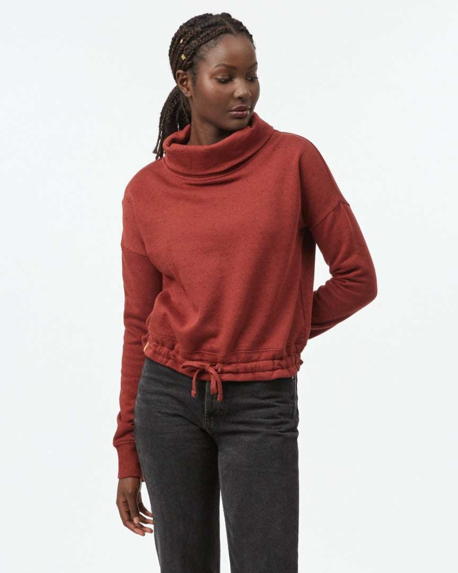 Women * Tentree Speckled Cowl Neck Fleece Women