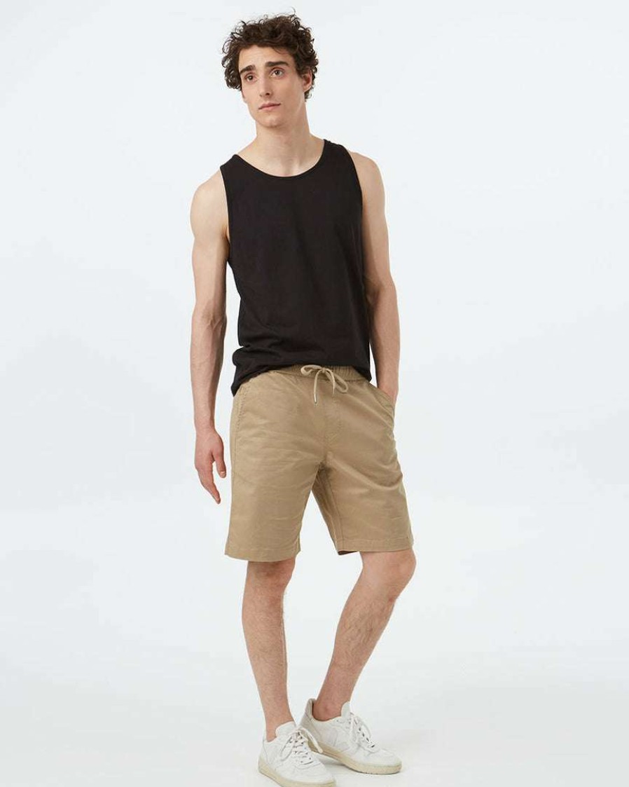 Men * Tentree Twill Classic Short Men Khaki