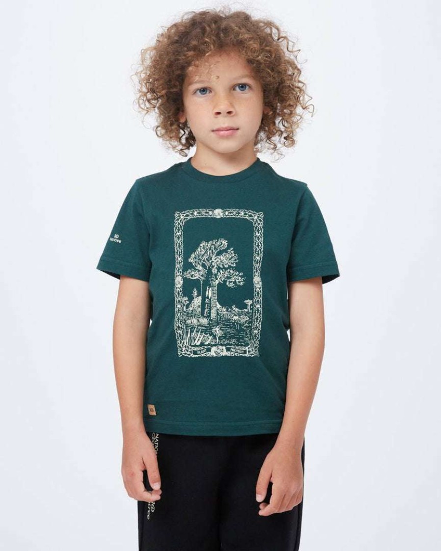 Women * Tentree Kids National Geographic Baobab T-Shirt Dark Sea